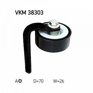 Натяжитель поликлинового ремня SKF VKM 38303 для BMW, передний synthetic.ua - Фото 1