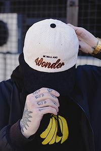 Вельветова кепка Without wonder black - Фото 1