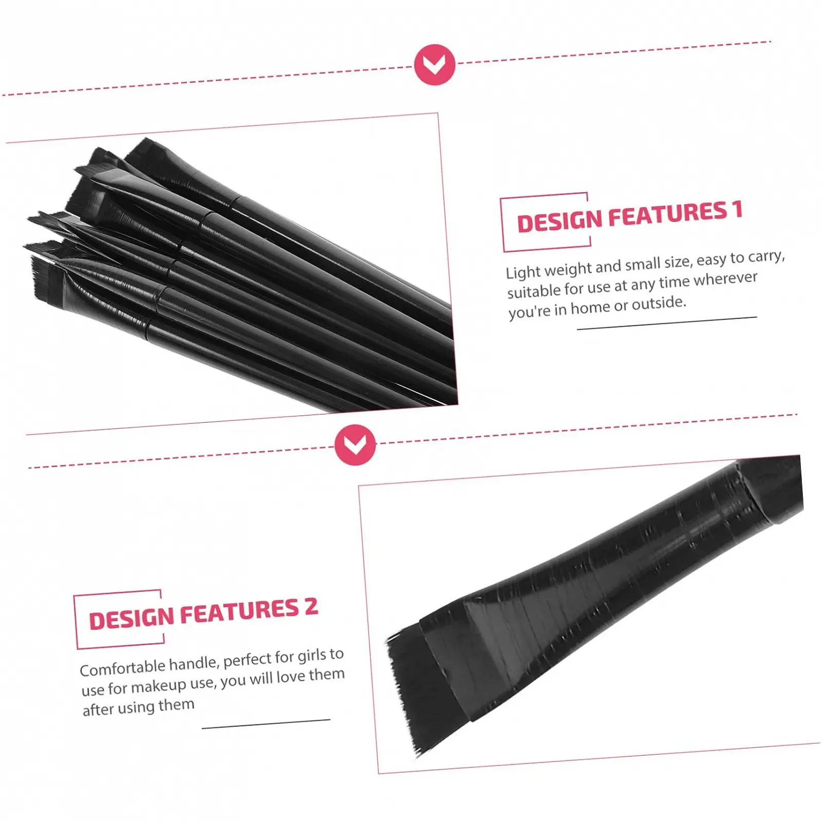 Пензлі для підводки MAGICLULU 60 шт., фото №6