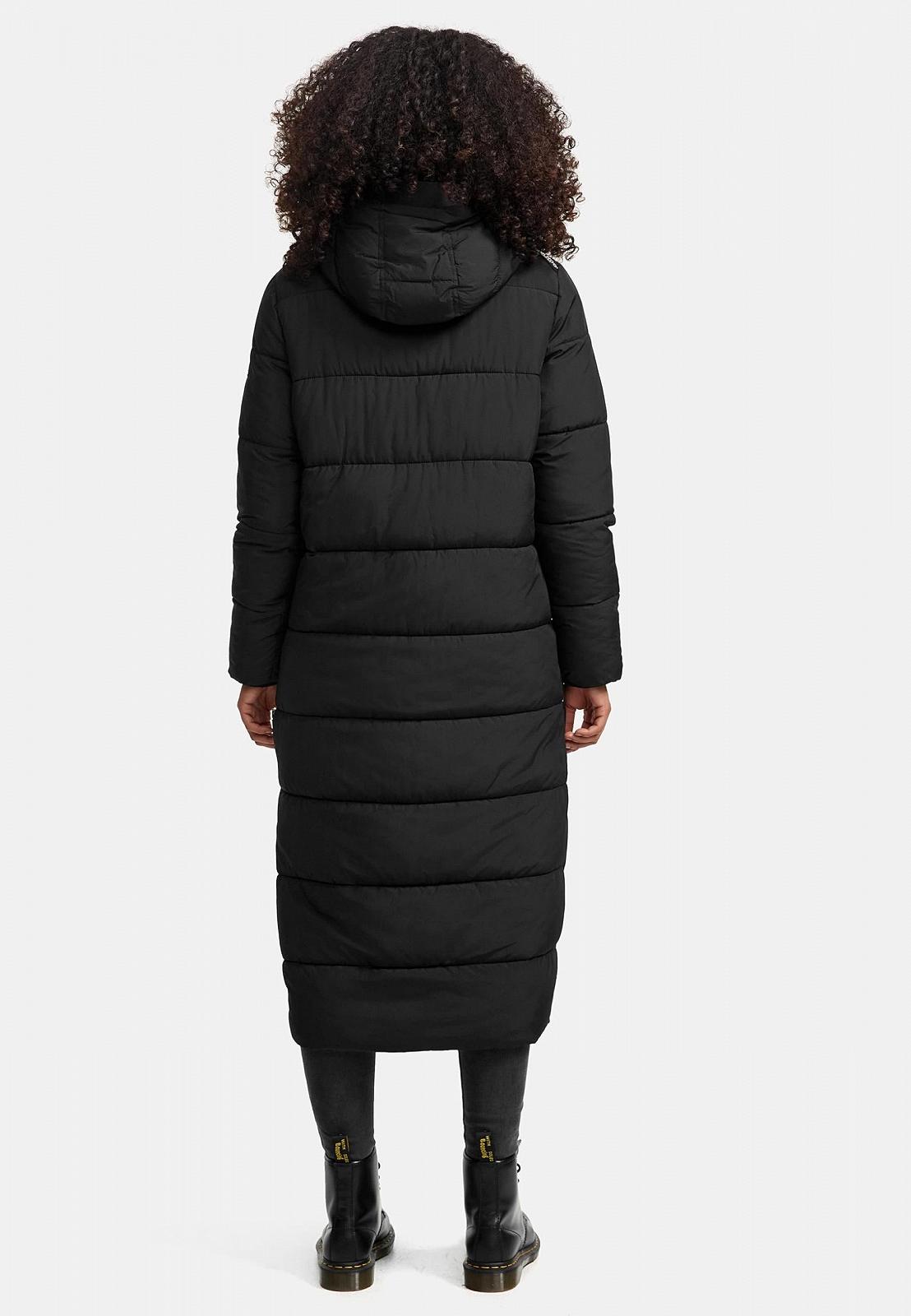 Пальто Navahoo Isalie Зимове Жіноче Тепле стьобане Довге зі знімним капюшоном, фото №7