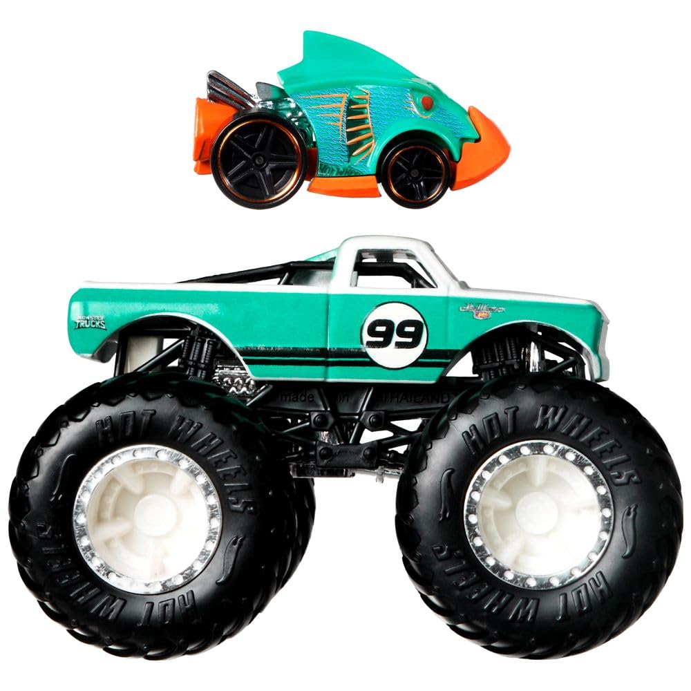 Іграшковий автомобіль Hot Wheels Monster Trucks Pure Muscle HKM14 металічний, фото №4 Іграшковий автомобіль Hot Wheels Monster Trucks Pure Muscle HKM14 металічний, фото №4
