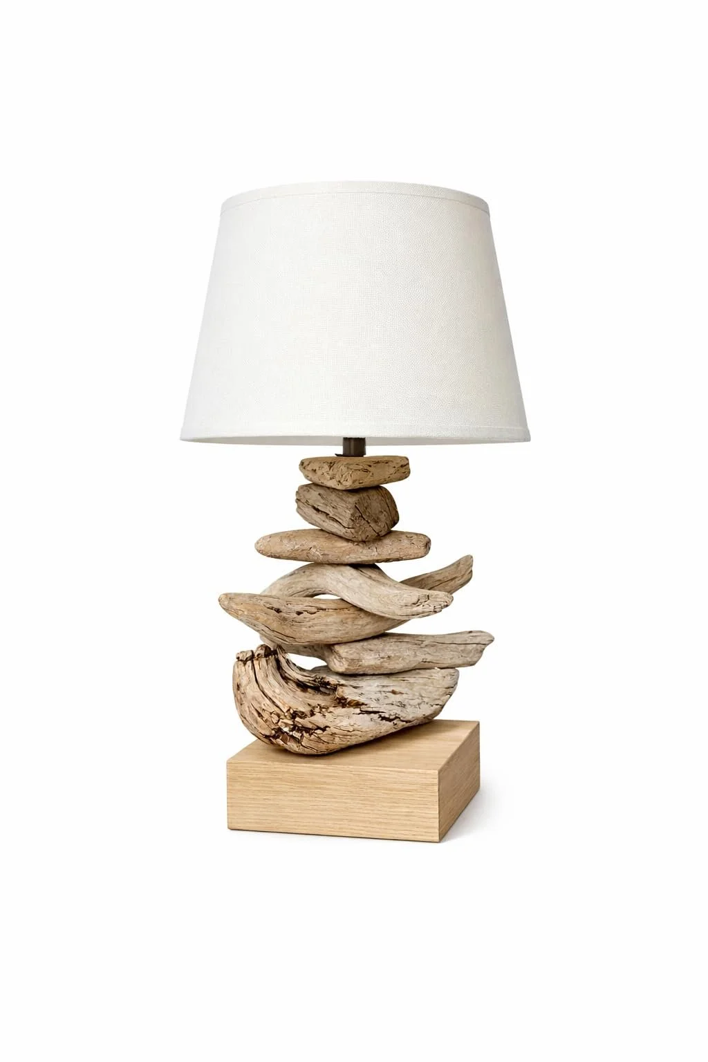 Настільна лампа Handmade Driftwood Натуральне дерево, фото №1