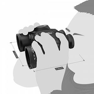 Бінокль Generic 10x50 Professional Marine Waterproof Compass High Performance synthetic.ua - Фото 1