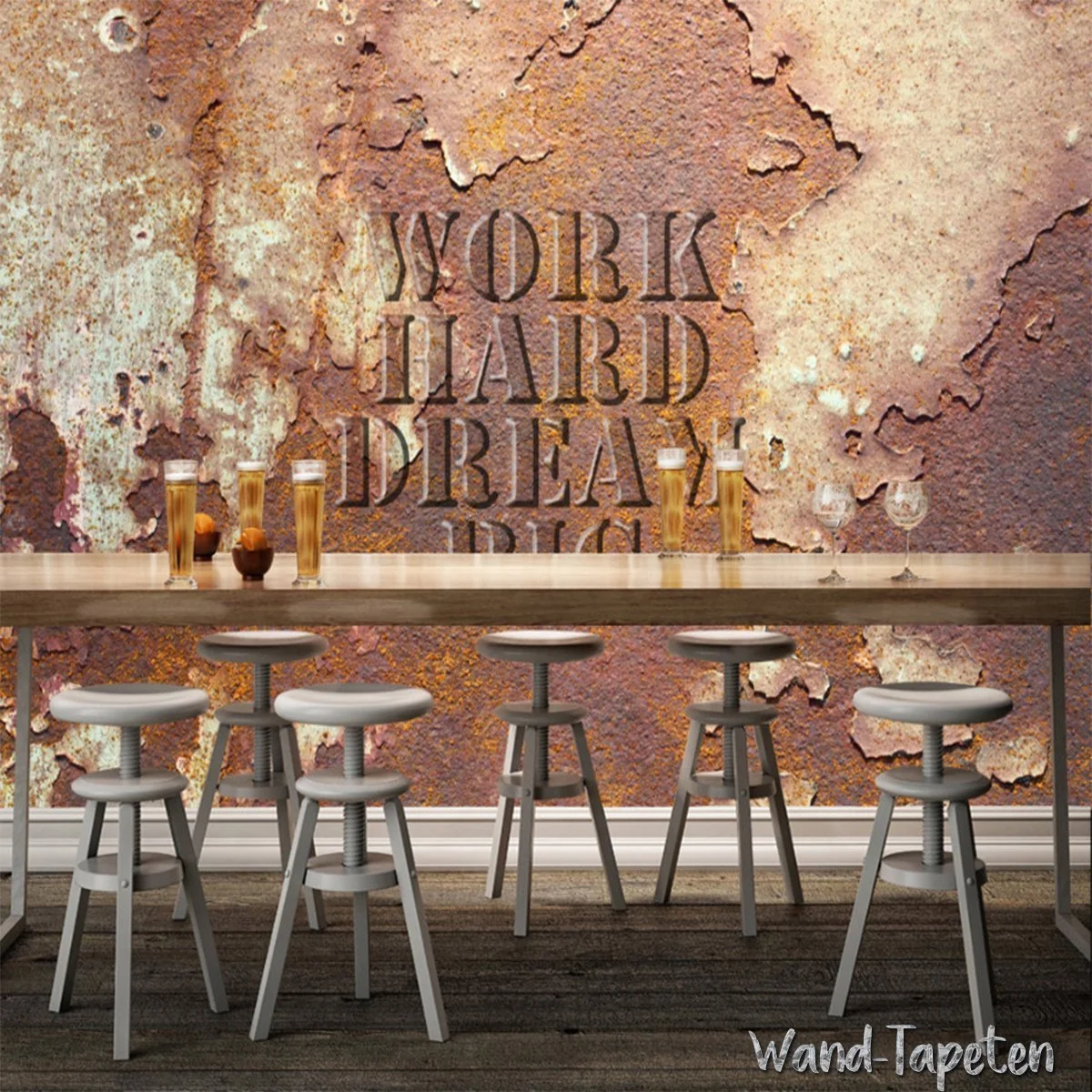 Флізелінові фотошпалери Metal Industry Rust 2131 250 x 175 см, фото №4