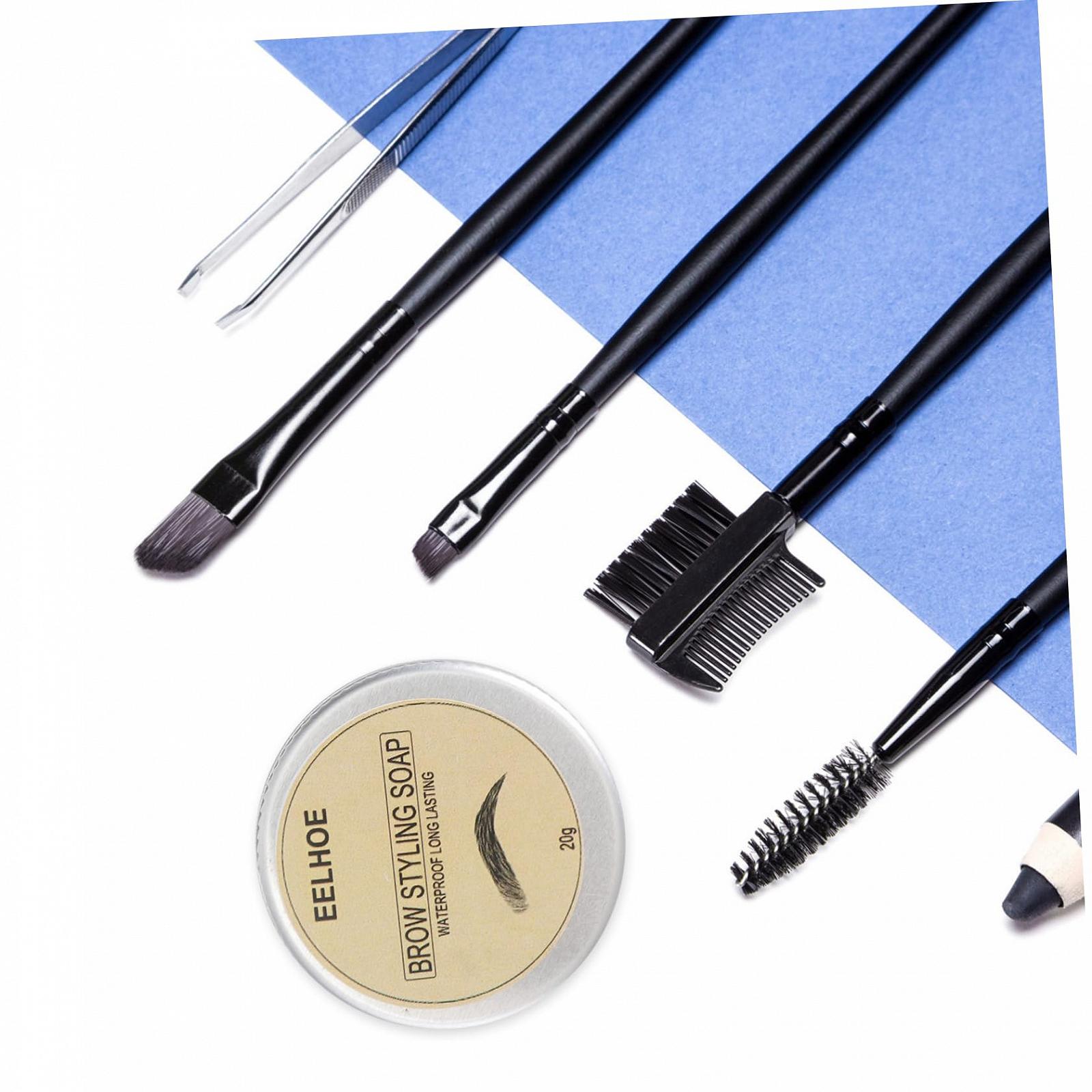 Набір Beavorty 3 Augenbrauen Паста для укладки брів Пензель для брів Гель для формування брів Віск для укладки брів Гель-фіксатор для брів Натуральний Гель для брів, фото №7