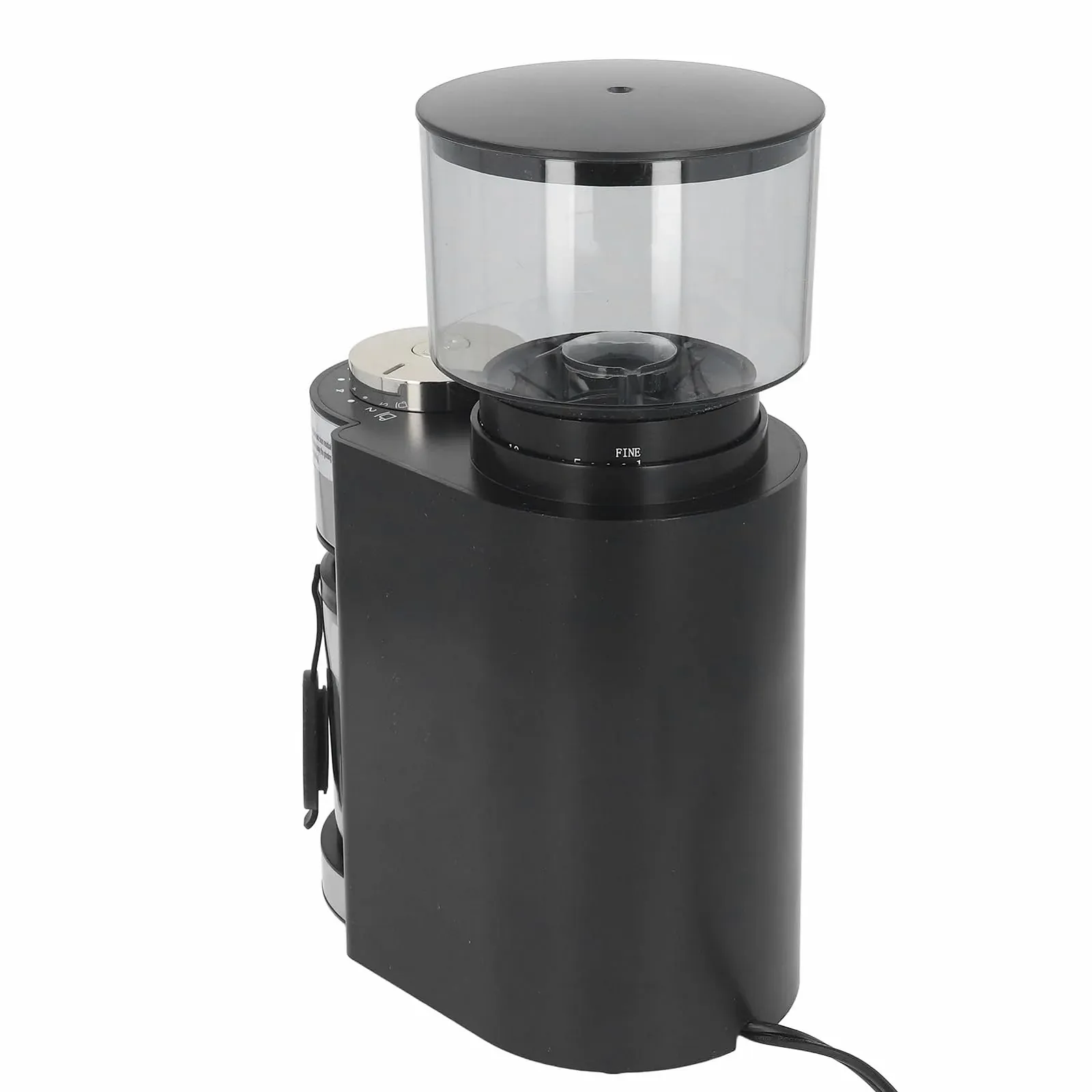 Електрична кавомолка 25 помелів Нержавіюча сталь для дому офісу кафе, фото №8 Електрична кавомолка 25 помелів Нержавіюча сталь для дому офісу кафе, фото №8