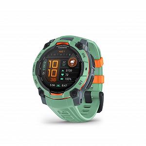 Смарт-часы Мультиспортивные Garmin Instinct 3 45 мм AMOLED GPS, дисплей 1.2 дюйма AMOLED, до 18 дней работы от батареи, 80+ спортивных приложений, тренер по здоровью, мультиспутниковый прием, светодиодный фонарик, уведомления - Фото 1