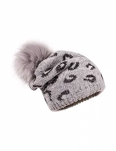 Шапка для девочек Maximo с люрексом и помпоном из искусственного меха synthetic.ua - Фото 1