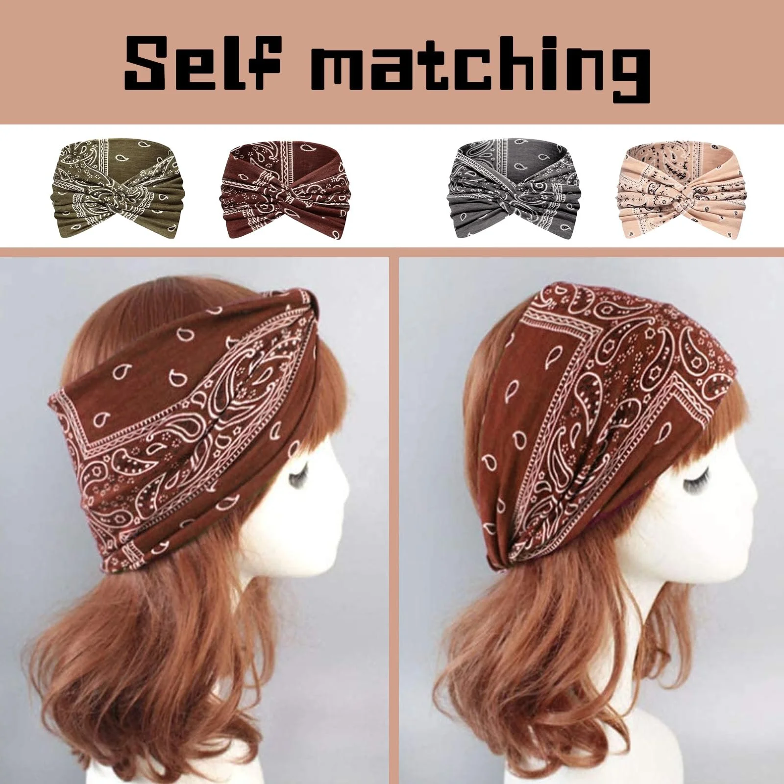 Пов'язка Літня Жіноча Різні Кольори, фото №6 Пов'язка Літня Жіноча Різні Кольори, фото №6