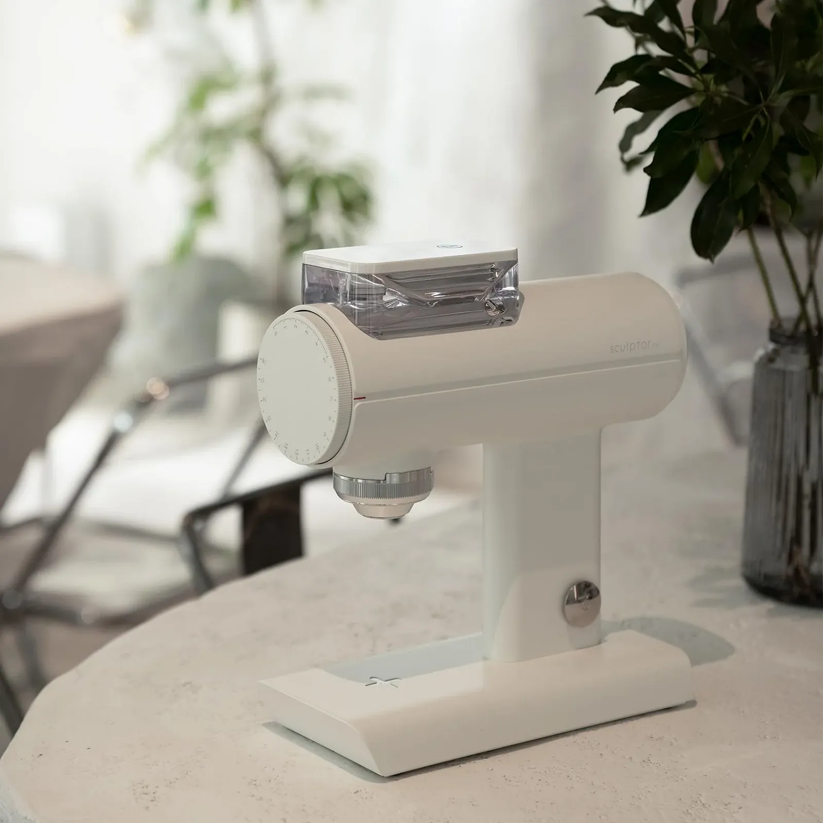 Кофемолка TIMEMORE Sculptor 078S Электрическая, с плоскими жерновами Белый, фото №6