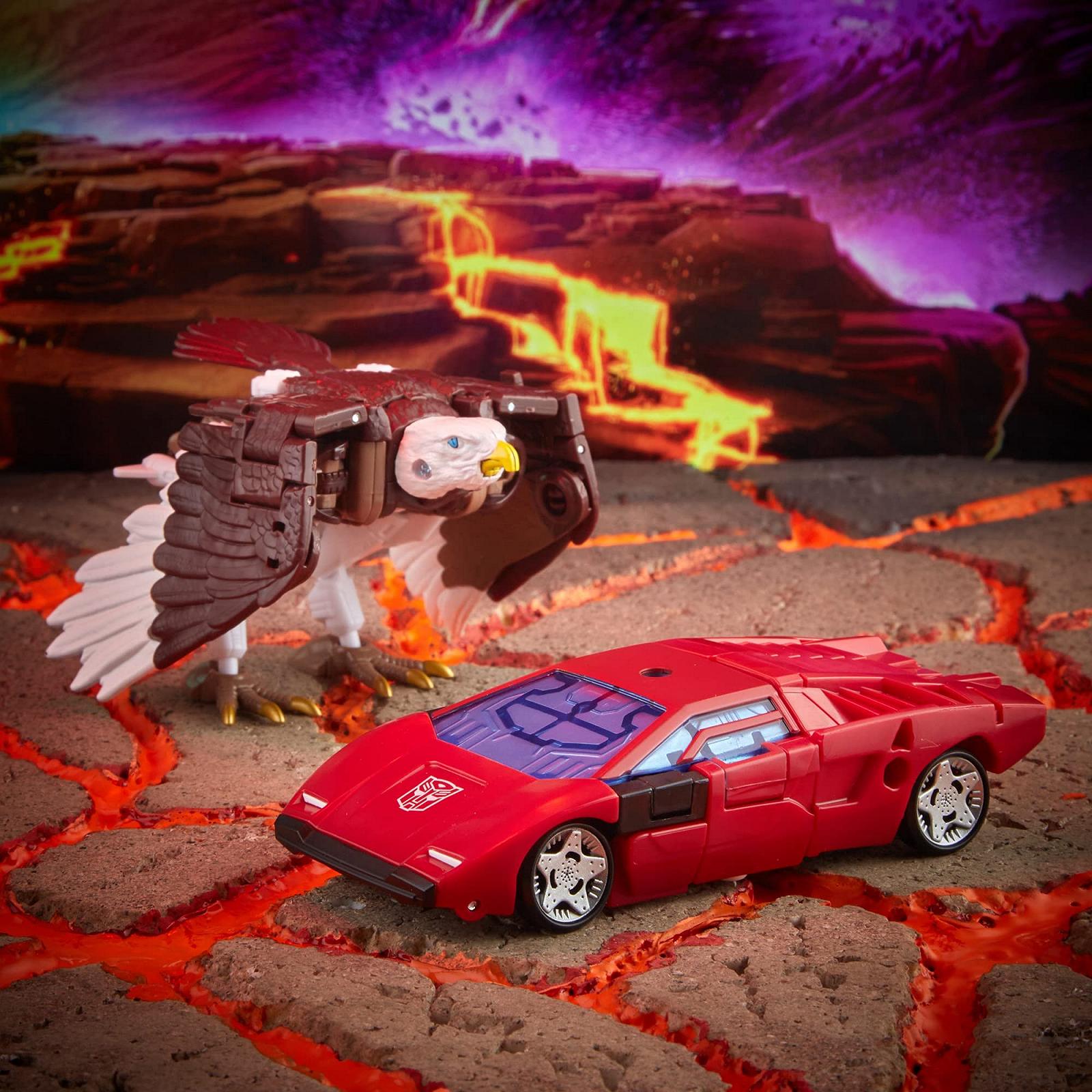 Трансформер Sideswipe, Skywarp Cерія Kingdom Battle Across Time Deluxe Class WFC-K42, 14 см, фото №9