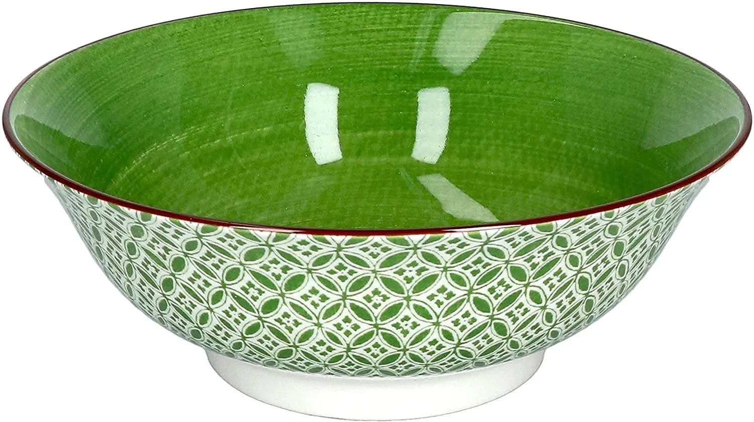 Салатник Ritzenhoff & Breker Lime Зеленый декор, 21 см, фото №1