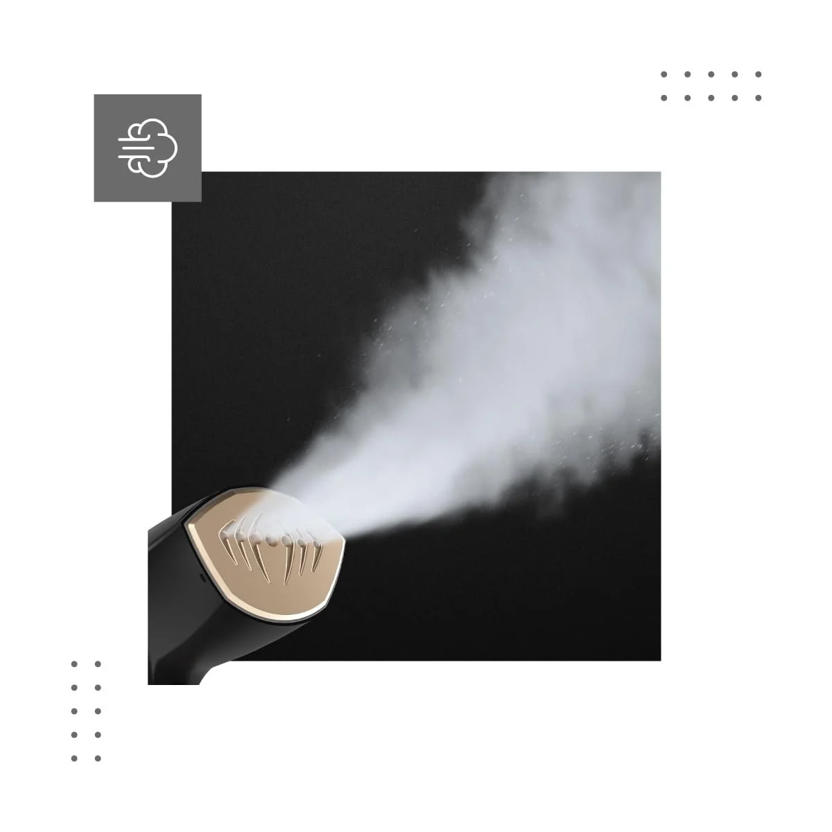 Вертикальный отпариватель VERTENZ Aura 50 2000 Вт 360 мл 45 г/мин Черный, фото №6