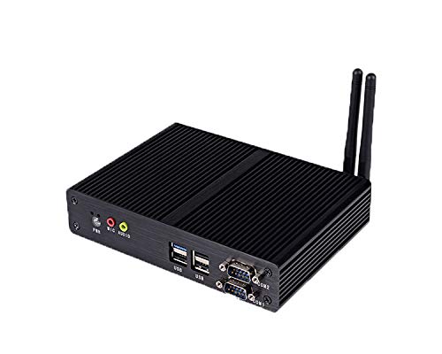 Міні ПК Celeron J1900 Quad Core 2.4GHz Fanless 4G RAM 60G SSD USB 3.0 HDMI VGA Dual NIC 2*Lan 2 Serial Port Wifi Aluminium Shell HD 1080P, фото №2