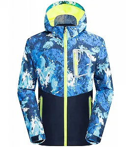 Куртка LAUSONS Детская утепленная, Переходная куртка для мальчиков, Куртка Softshell с камуфляжным узором synthetic.ua - Фото 1