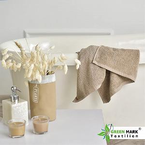 Банні рушники NatureMark 100% Бавовна 70 x 140 см Набір з 4 шт. Пісочний/Бежевий - Фото 1