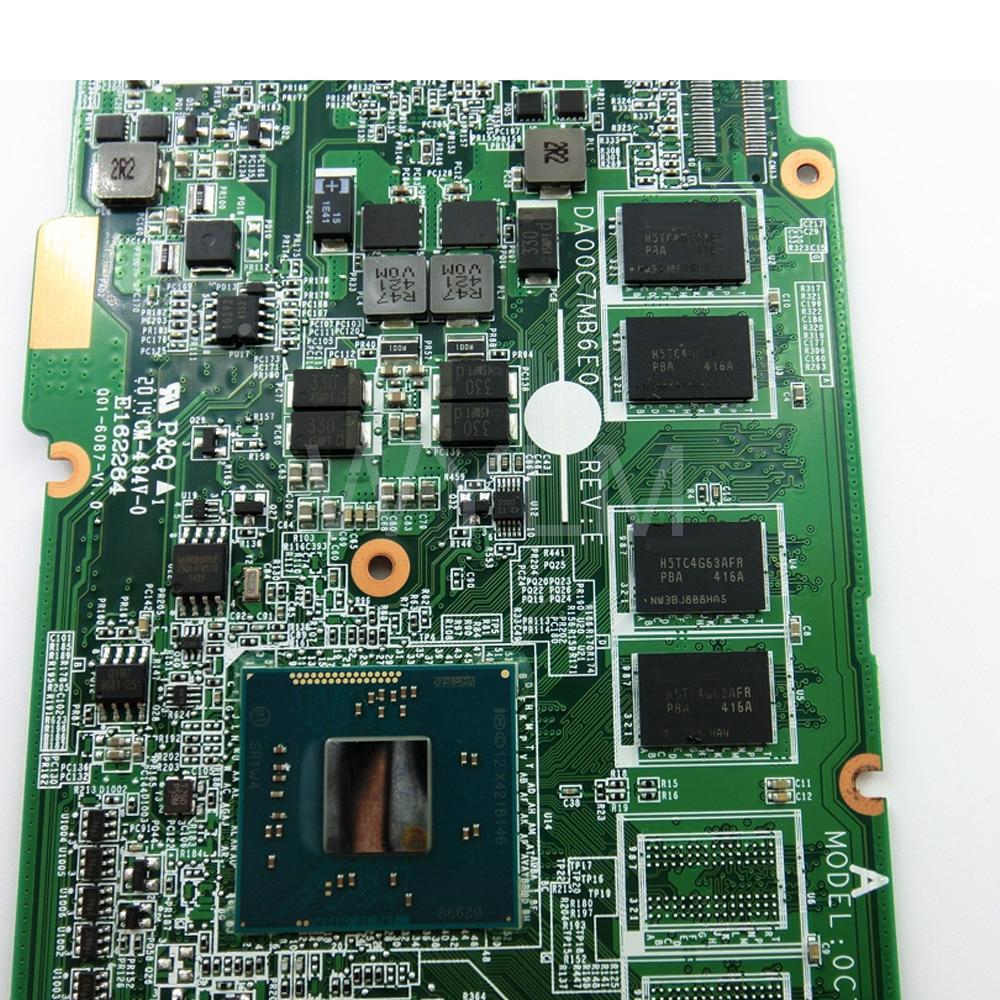 Материнская плата DA00C7MB6E0 REV E для ASUS C200M C200MA Б У, фото №4