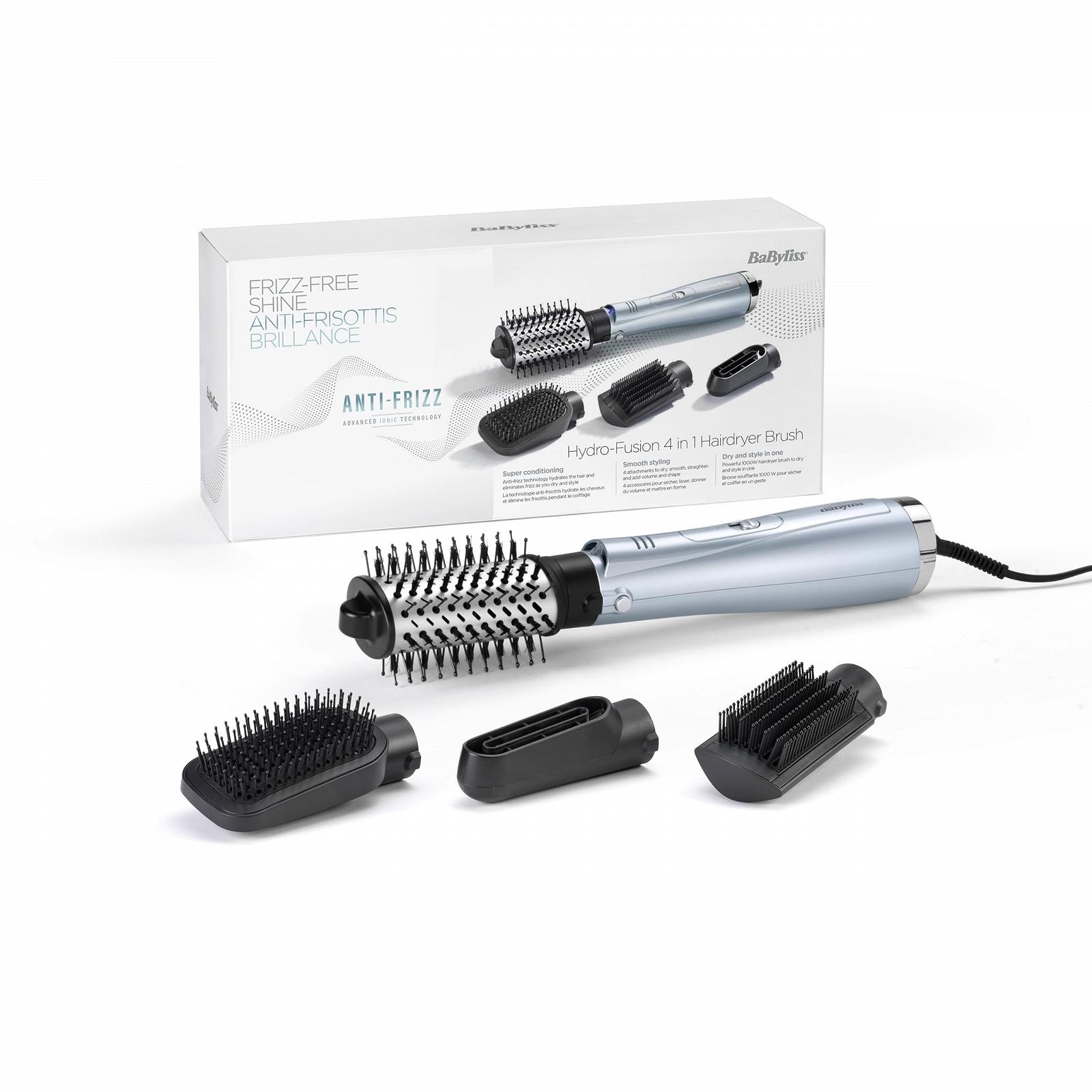 Фен-щетка BaByliss Hydro-Fusion AS774E 1000 Вт 4-в-1 Синий, фото №8