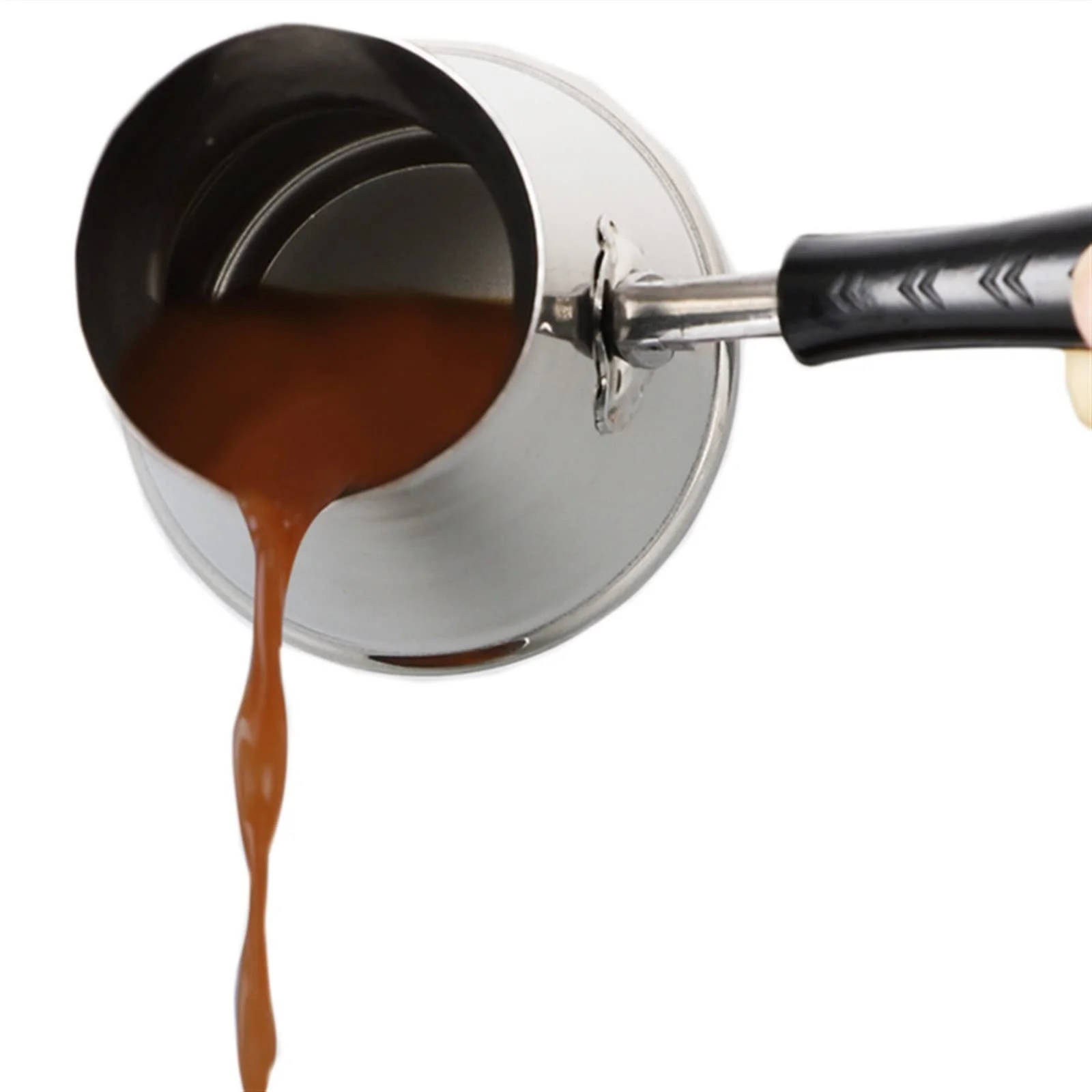 Замінний кавник Ручної роботи Квіткова чашка Нержавіюча сталь Кавник з довгою ручкою, фото №3