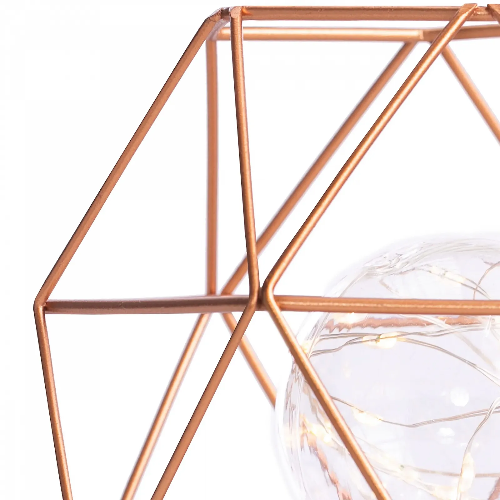 Настільна лампа DecoKing LED Metal Geometric Balbu Gold, фото №3