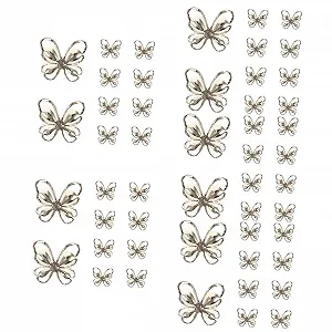 Украшения для ногтей ABOOFAN Бабочки 50 шт - Фото 1