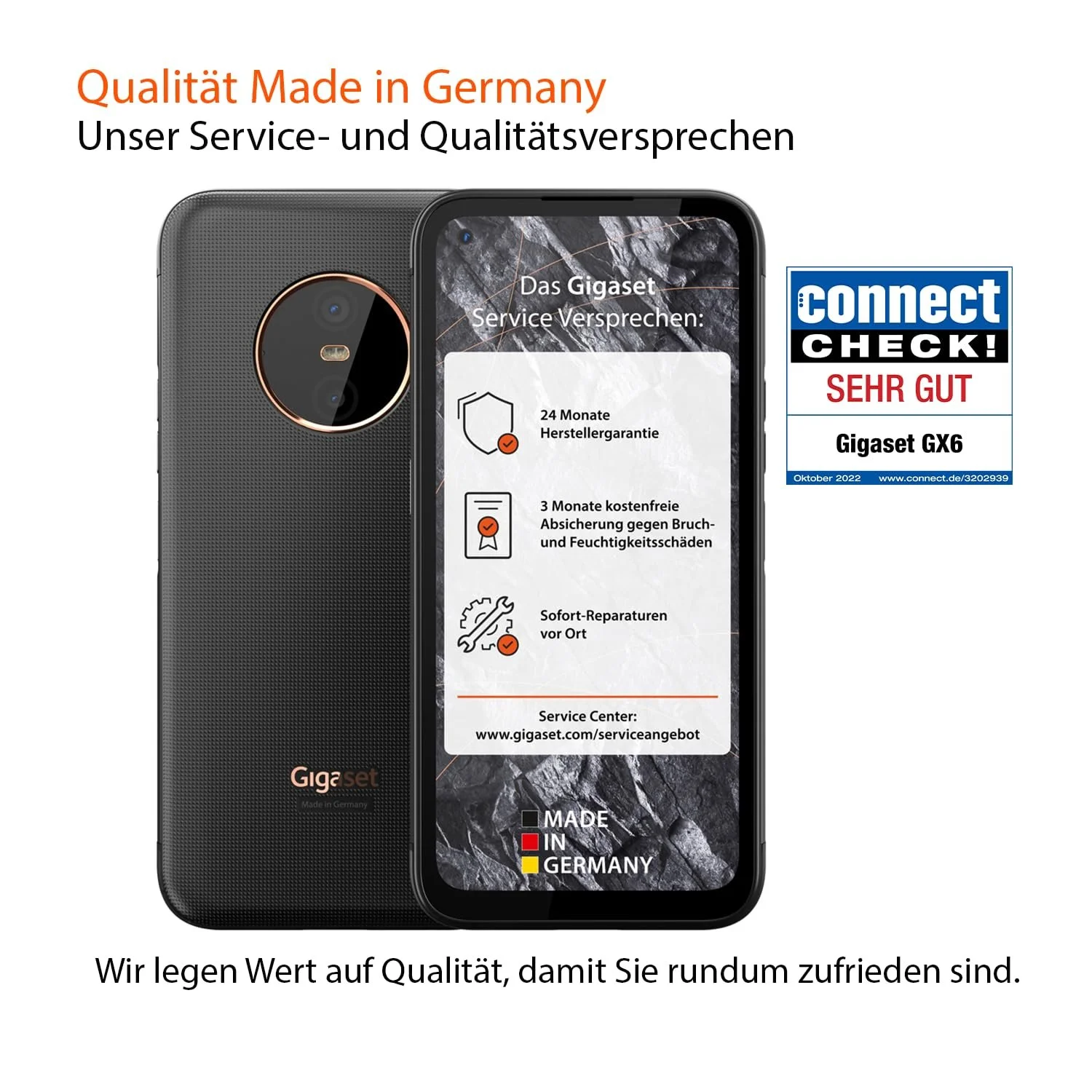 Смартфон Gigaset GX6 5G IP68 6.6" FHD+ Gorilla Glass 128GB 6GB RAM 50 Мп Titanium Black, фото №5 Смартфон Gigaset GX6 5G IP68 6.6" FHD+ Gorilla Glass 128GB 6GB RAM 50 Мп Titanium Black, фото №5