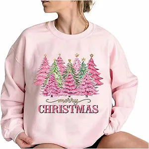 Женский Рождественский Свитер Рождественский Мотив Розовый synthetic.ua - Фото 1