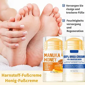 Крем для ног Urea 60% увлажняющий против трещин с медом (2 шт) synthetic.ua - Фото 1