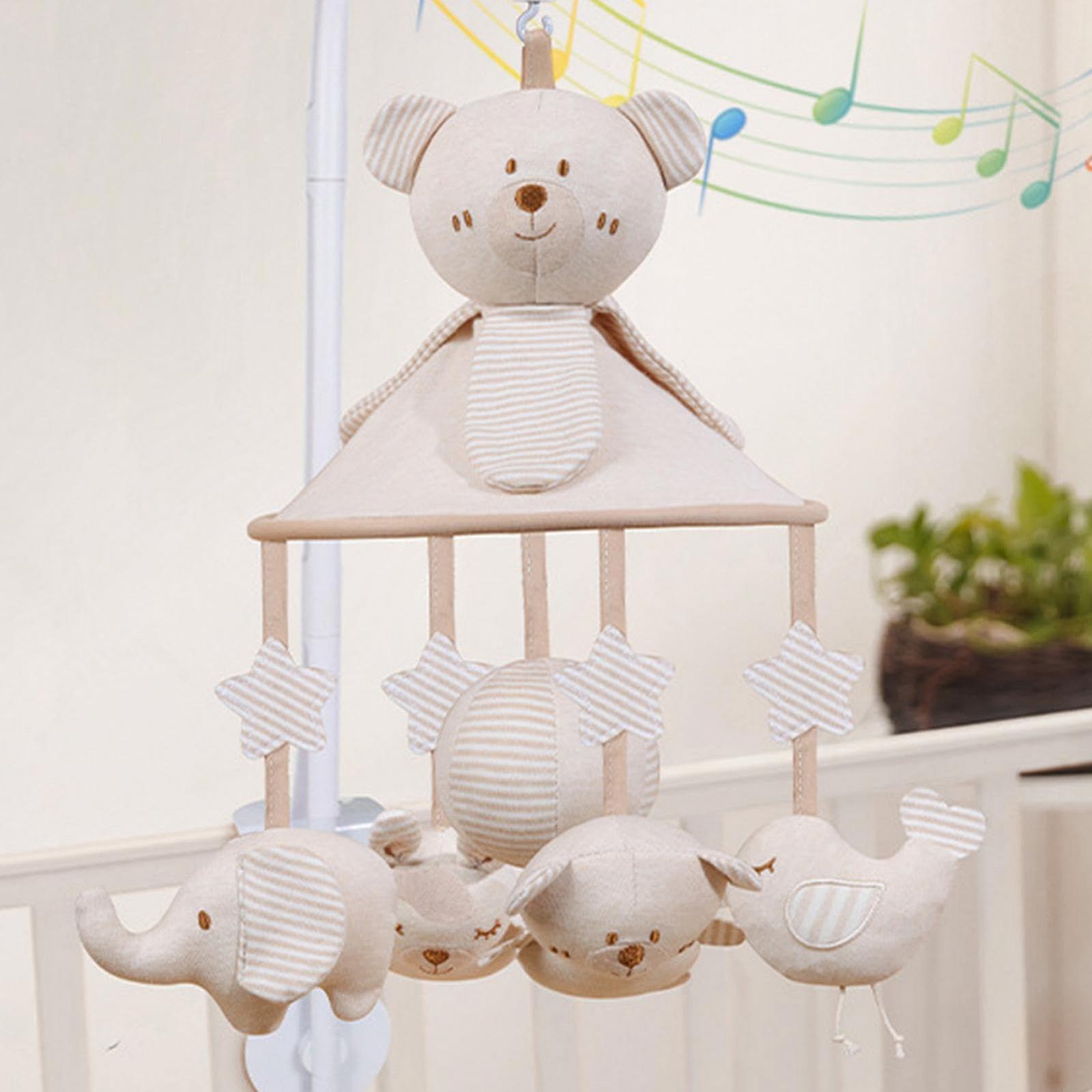 Crib Mobile Palaufr Cute Animals Musical для девочек, фото №3