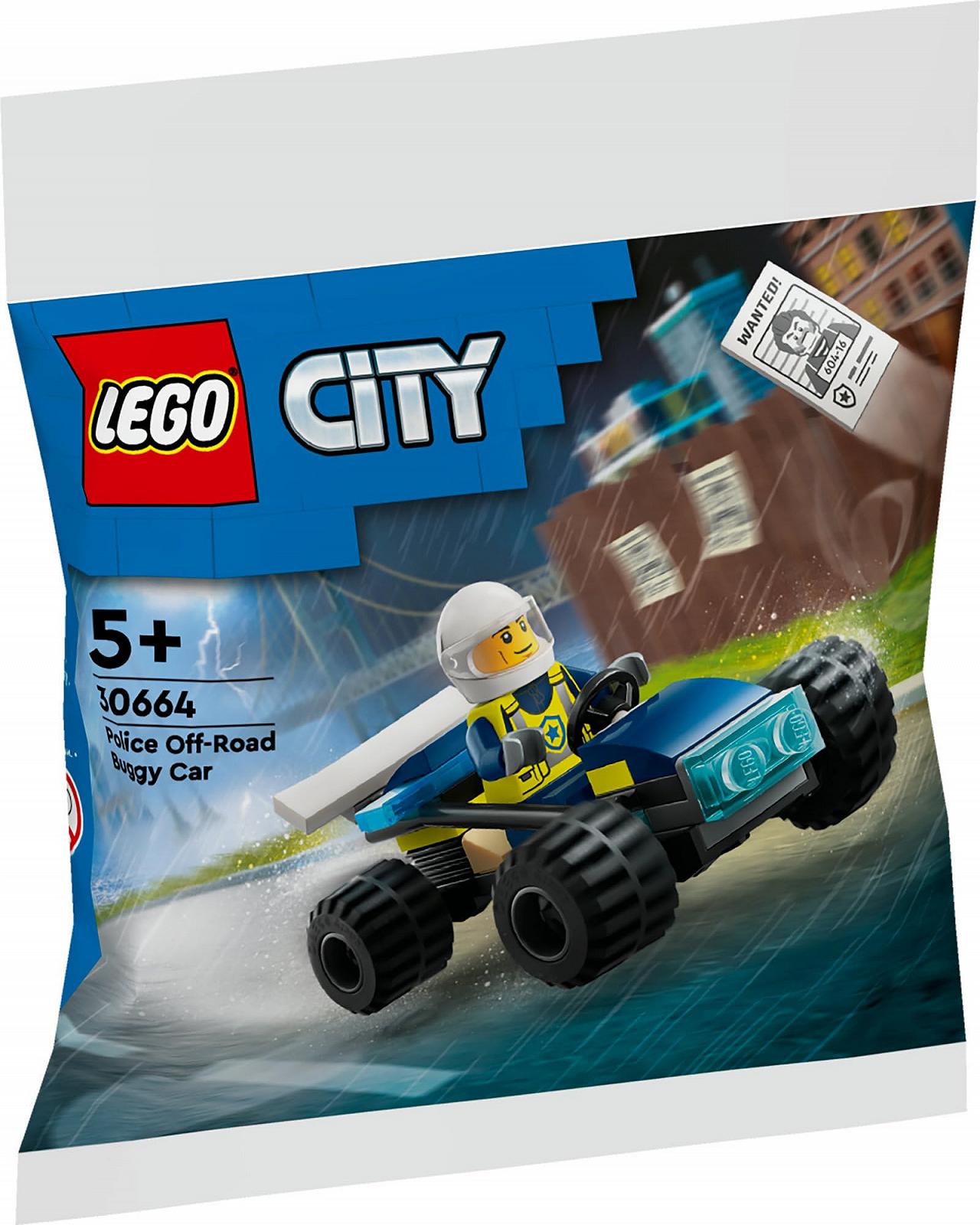Lego City 60419 Полицейский участок на Тюремном острове и 30664 Полицейский внедорожный багги, фото №5