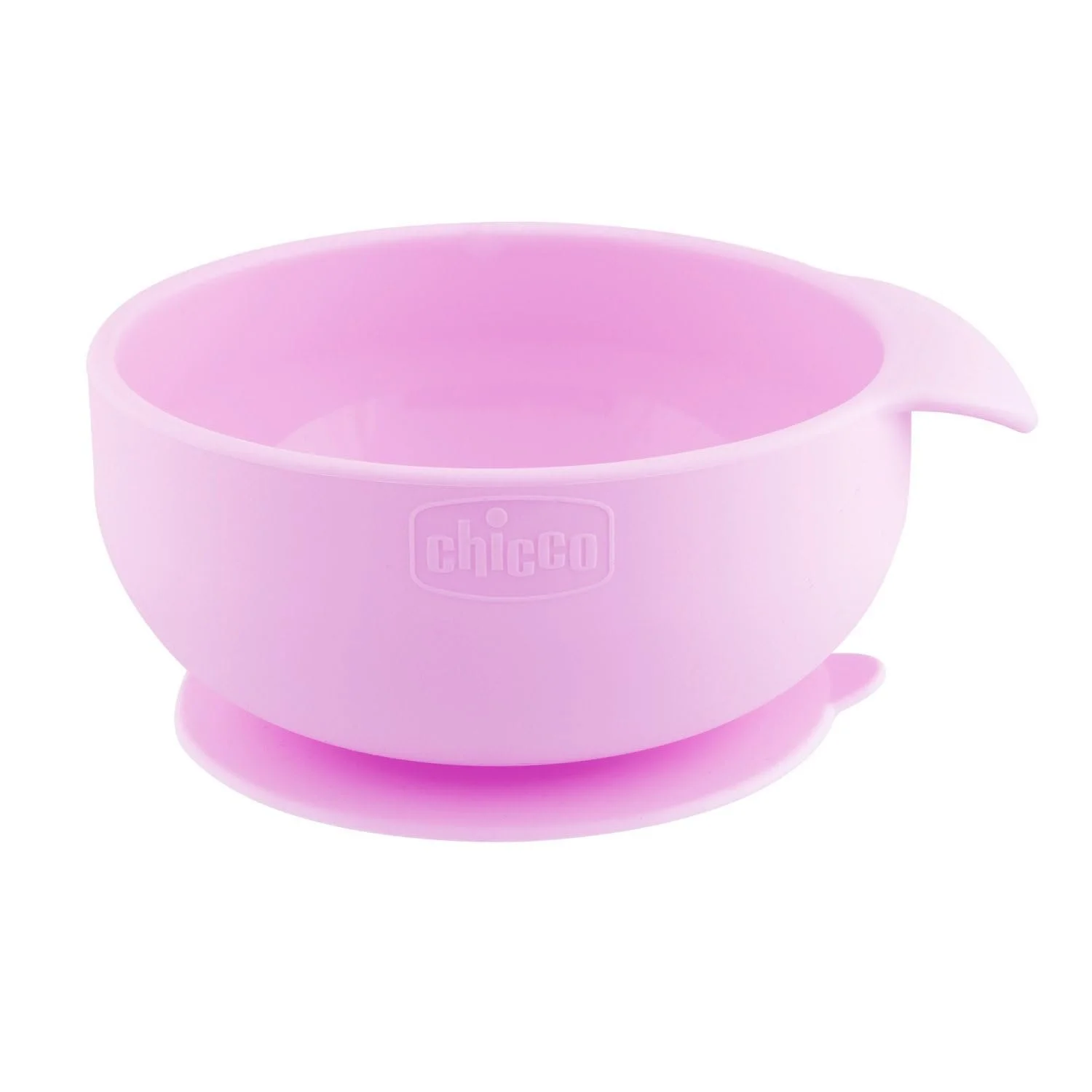 Набір для годування Chicco Silicone Baby Nutrition Set, 3 предмети, слинявчик, тарілка з мискою, ложка, 6міс+, рожевий, без BPA, фото №2