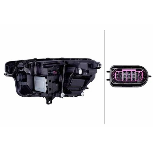 Фара основная HELLA 1LX 016 219-541 для AUDI VW правая, фото №2