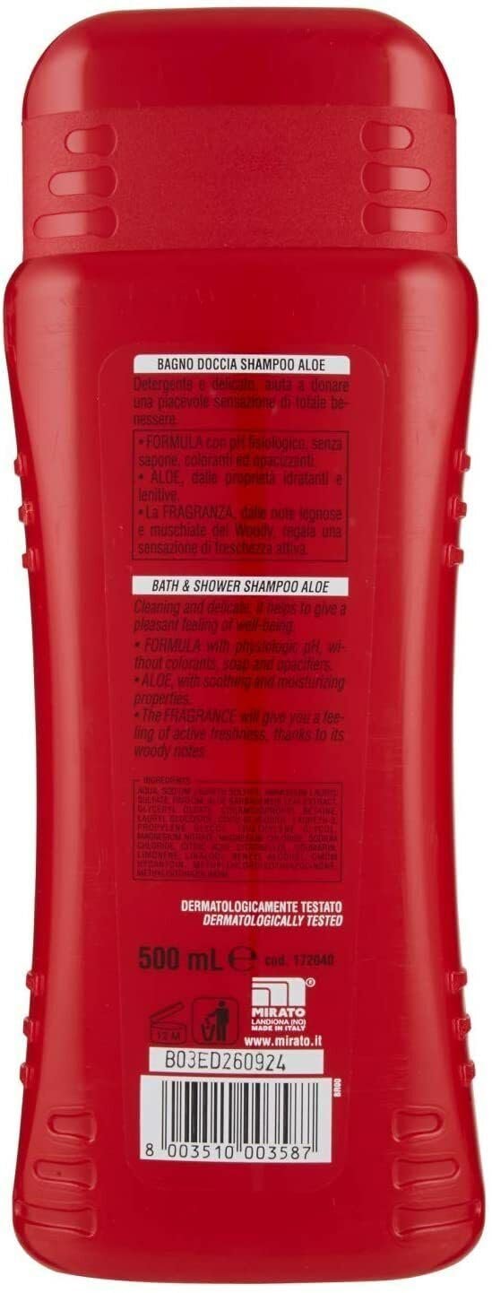 Шампунь-гель для душу Intesa Pour Homme Aloe 12 x 500 мл, фото №2