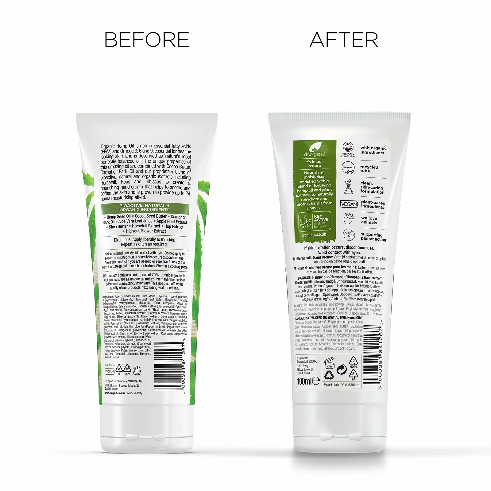 Крем Dr. Organic Конопляна Олія 100 мл, фото №7 Крем Dr. Organic Конопляна Олія 100 мл, фото №7