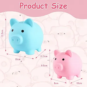 Скарбничка 2 штуки Порося пластикова небитка synthetic.ua - Фото 1