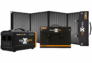 Зарядна станція Cross Tools TRAVELBOX 500+ 700 Вт / 500 Вт / 555 Вт*год + панель SOLARBOX 120 120 Вт / DC / USB-C / USB 2.0 - Фото 1