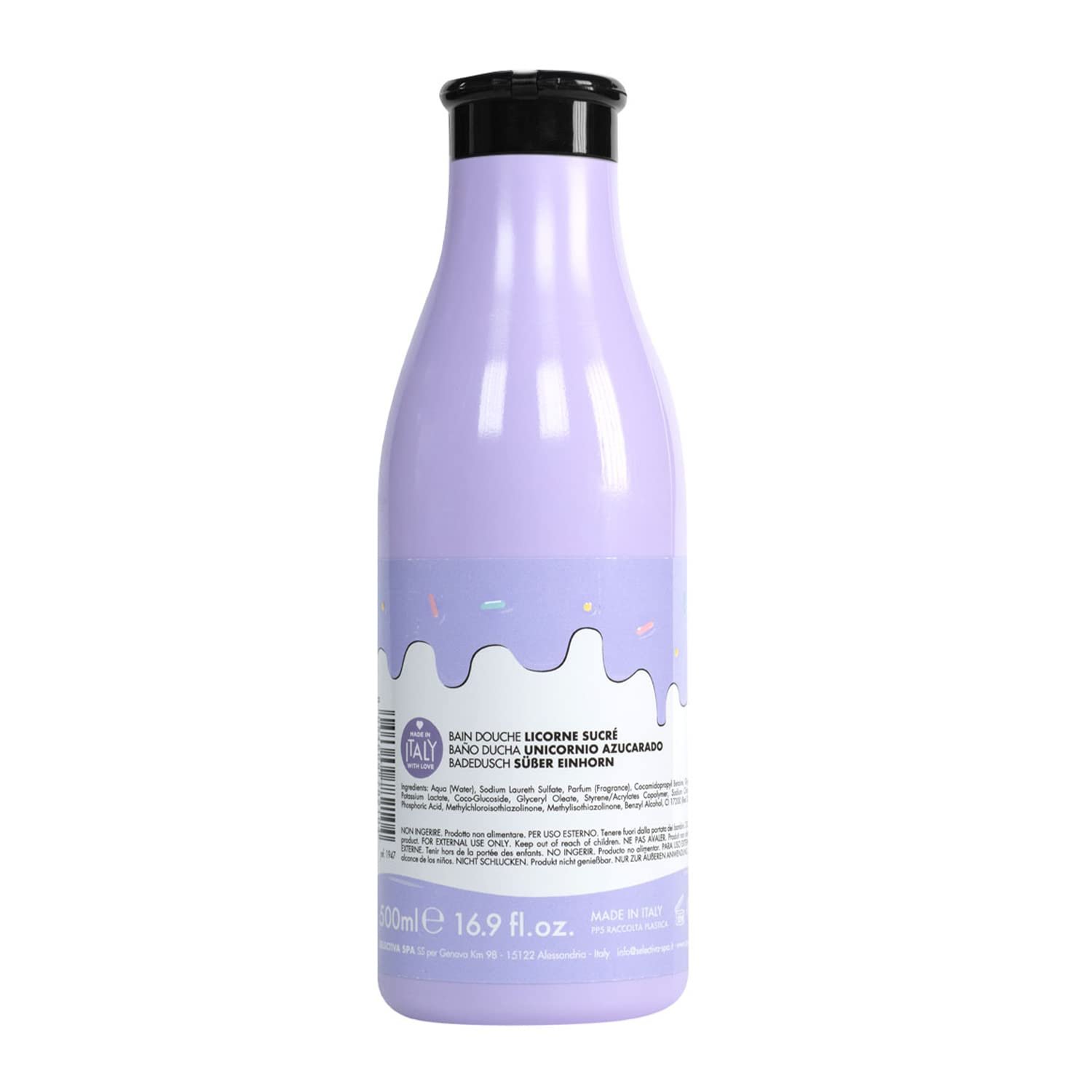 Гель для душу та піна для ванн Aquolina Sugar Sweet Unicorn кремовий легкий 500 мл, фото №7