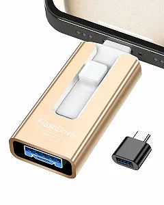 USB-накопичувач GNASEET 256 ГБ Gold - Фото 1
