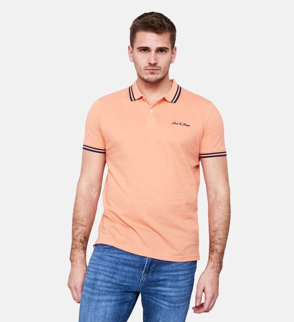 Поло Jack&Jones POLO12200511 Standard Коралловый L, фото №1