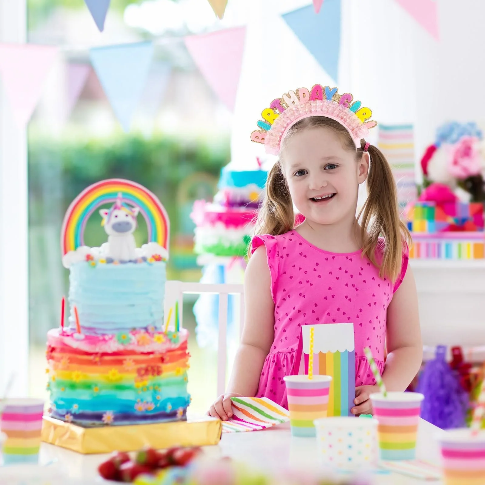 Обруч на день рождения для девочек, фото №6 Обруч на день рождения для девочек, фото №6