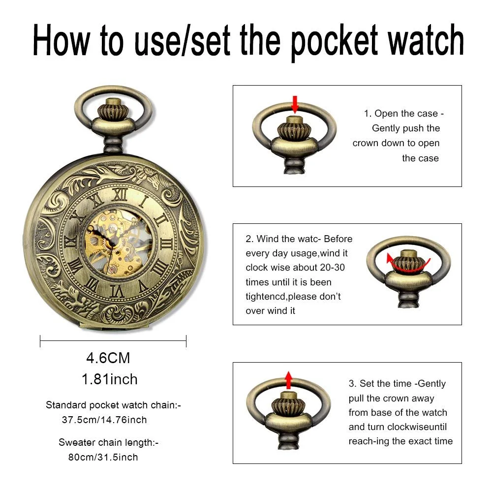 Карманные часы Unendlich U Мужские Винтажные Римские Цифры Циферблат Полый Механизм Сплав Нержавеющая Сталь, фото №2 Карманные часы Unendlich U Мужские Винтажные Римские Цифры Циферблат Полый Механизм Сплав Нержавеющая Сталь, фото №2