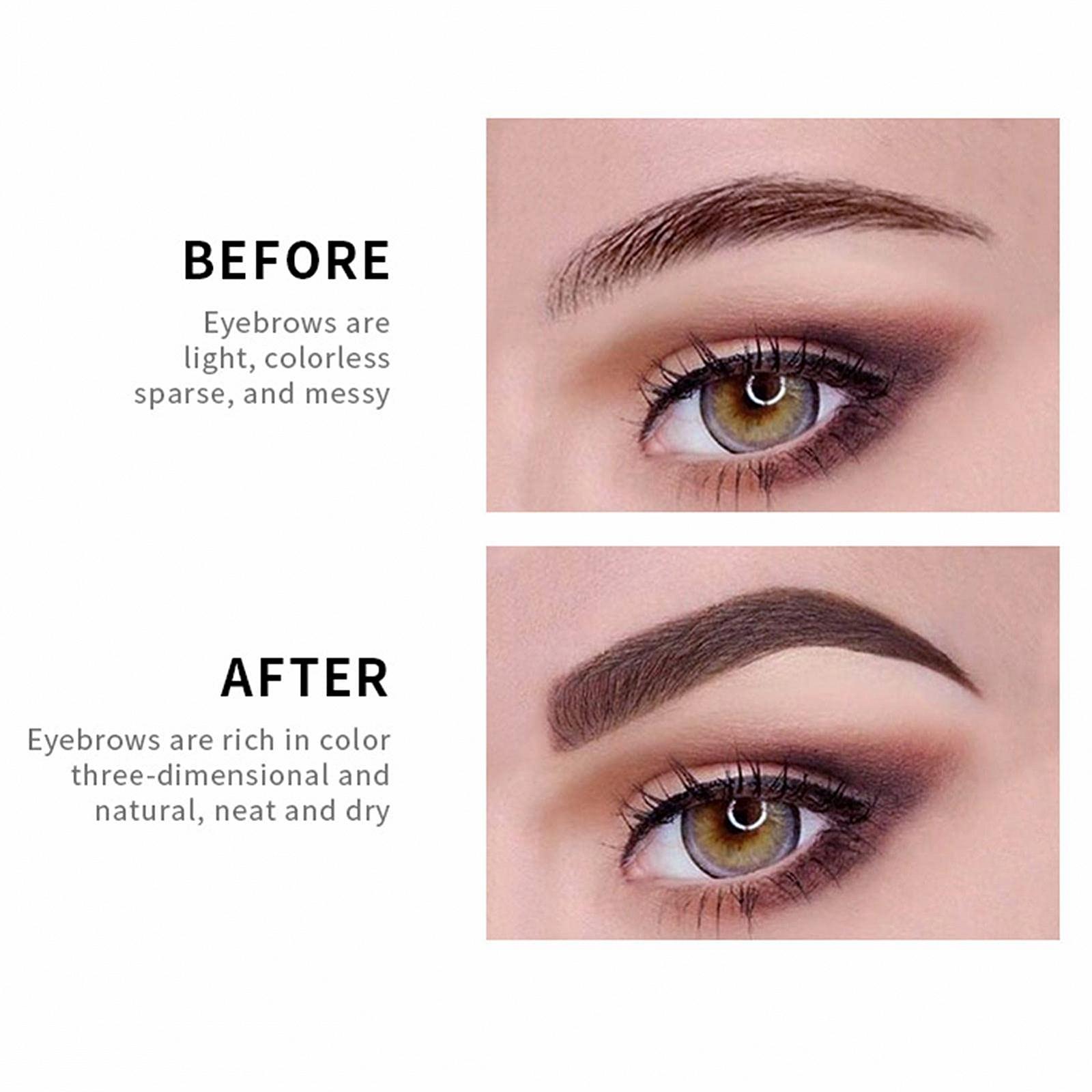 Карандаш для бровей Aibyks Waterproof Four Tip, фото №7