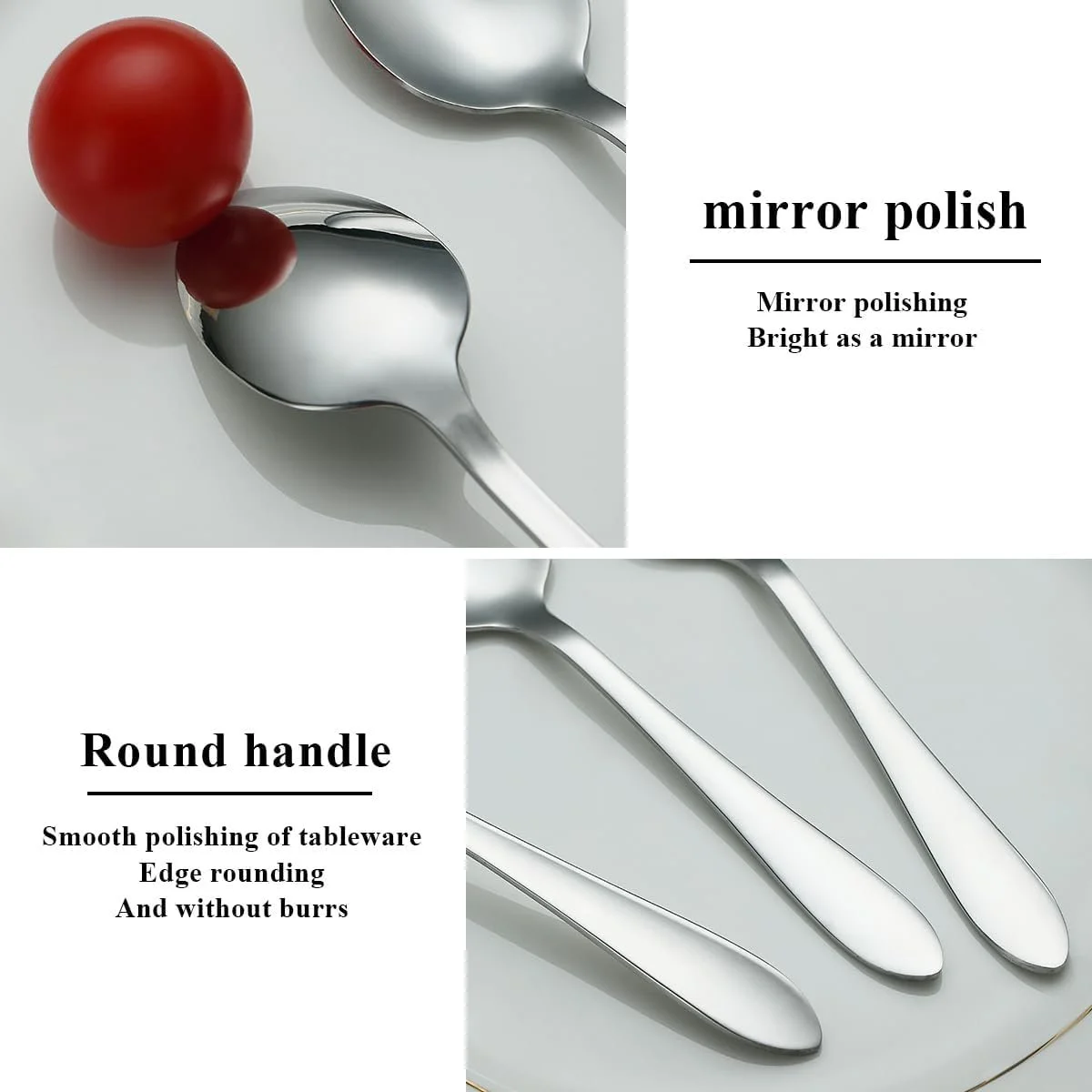 Ложка чайна BANSHAN, 14.5 см, ложка для кави з нержавіючої сталі, для еспресо, десертна, фото №3