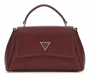 Сумка GUESS Eco Gloriana 2 Compartment TH Flap Burgundy - Фото 1