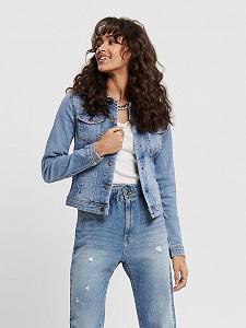 Куртка ONLY ONLWESTA LIFE LS DNM JACKET CC PIM100221 15192447 Светло-синий деним L - Фото 1