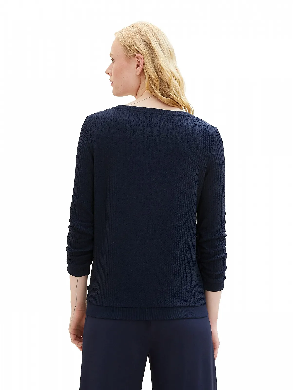 Свитшот TOM TAILOR Denim с завязками на рукавах, фото №4