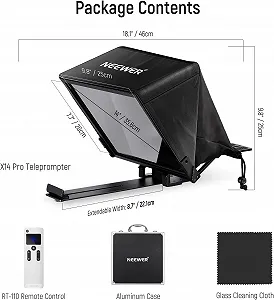 Купить Телесуфлер NEEWER X14 PRO Черный - Фото 1 Телесуфлер NEEWER X14 PRO Черный - Фото 1