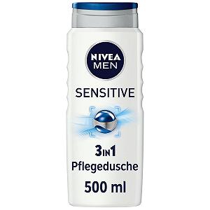 Гель для душа NIVEA MEN Sensitive с бамбуковым молочком 500 мл - Фото 1