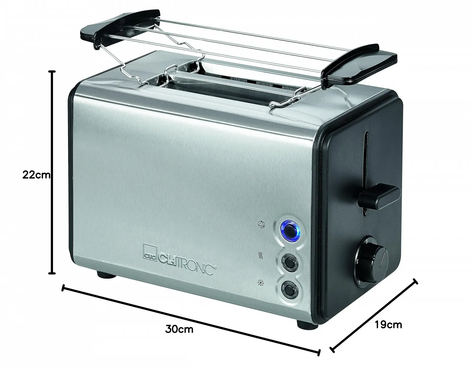 Тостер Clatronic TA 3620 нержавіюча сталь, фото №5