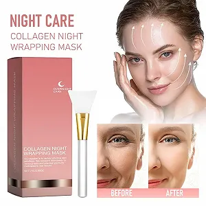 Маска Нічна Collagen Обгортаюча Маска Collagen Peel Off Pack of 2 synthetic.ua - Фото 1